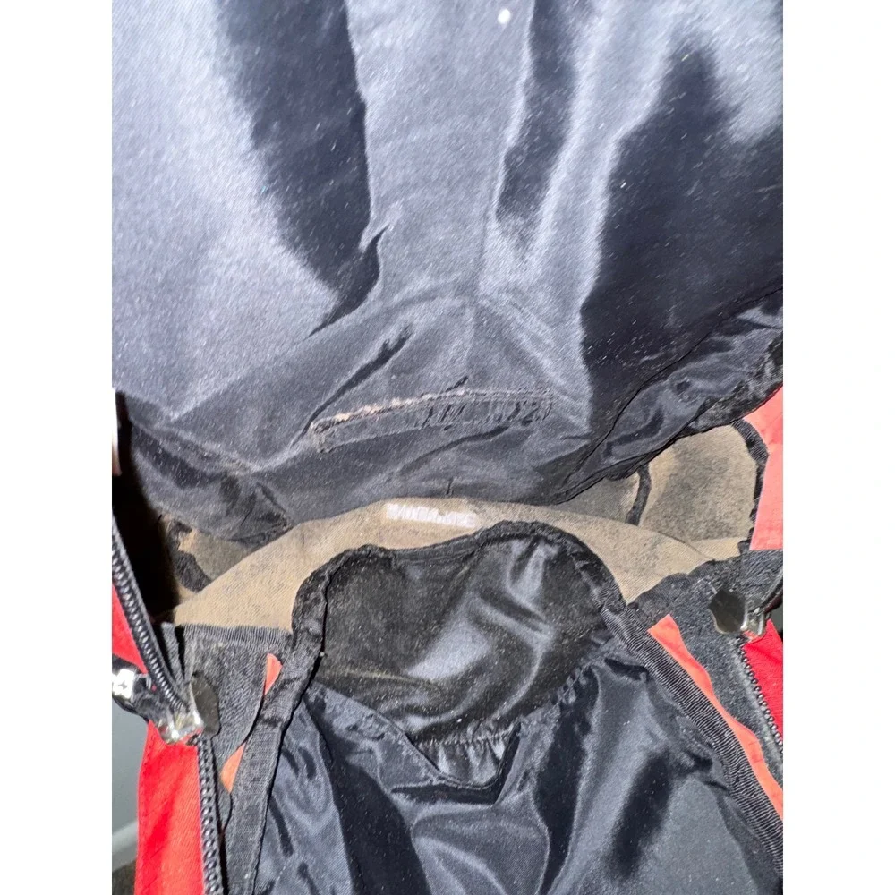 Vintage The North Face Enterprise Backpack Red Black Daypack Hiking School Bag